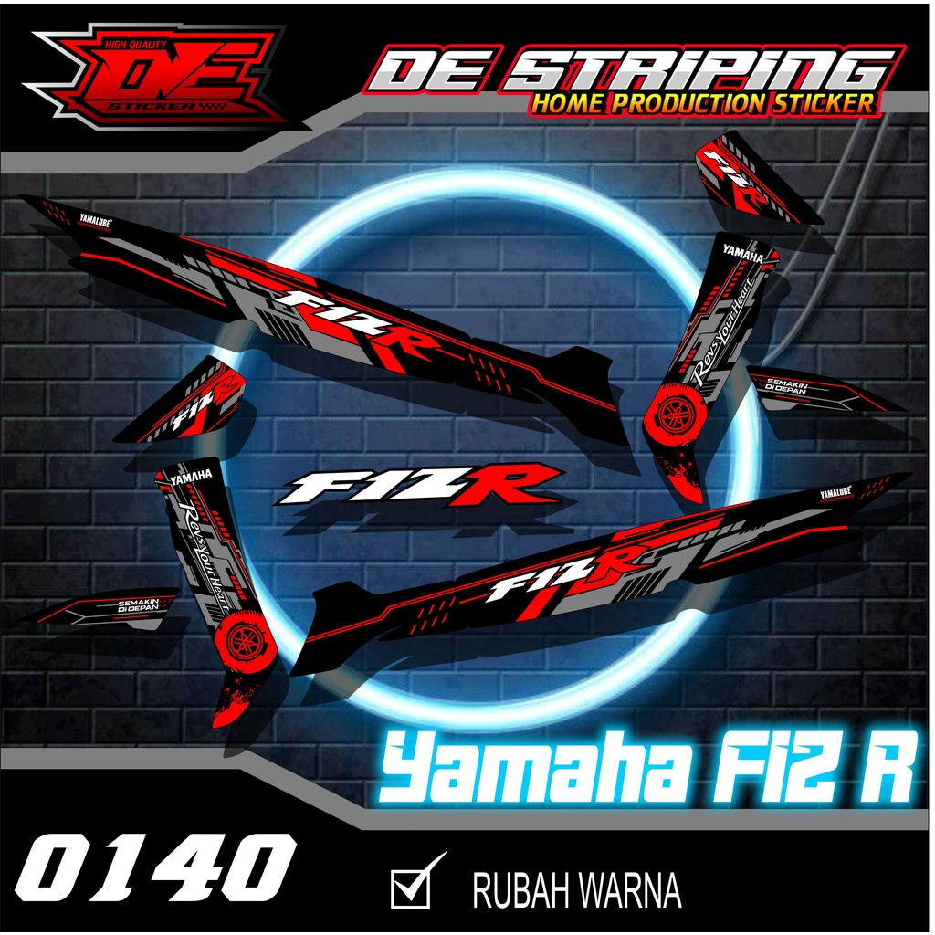 Jual Striping variasi yamaha list fiz r motif matrik 0140 | Shopee ...
