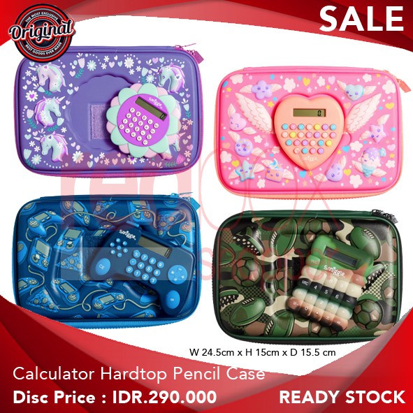 Jual ORIGINAL Smiggle Calculator Hardtop Pencilcase | Shopee Indonesia