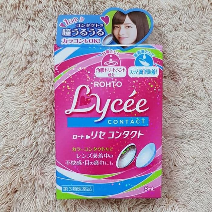 Jual Rohto Lycee Contact Eyedrops For Contact Lenses Shopee Indonesia