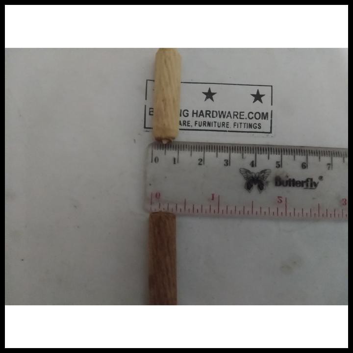 Jual Dowel Kayu Bulat Ulir 10X50Mm Pin Stik Paku Pasak Kayu Kursi /Pcs ...