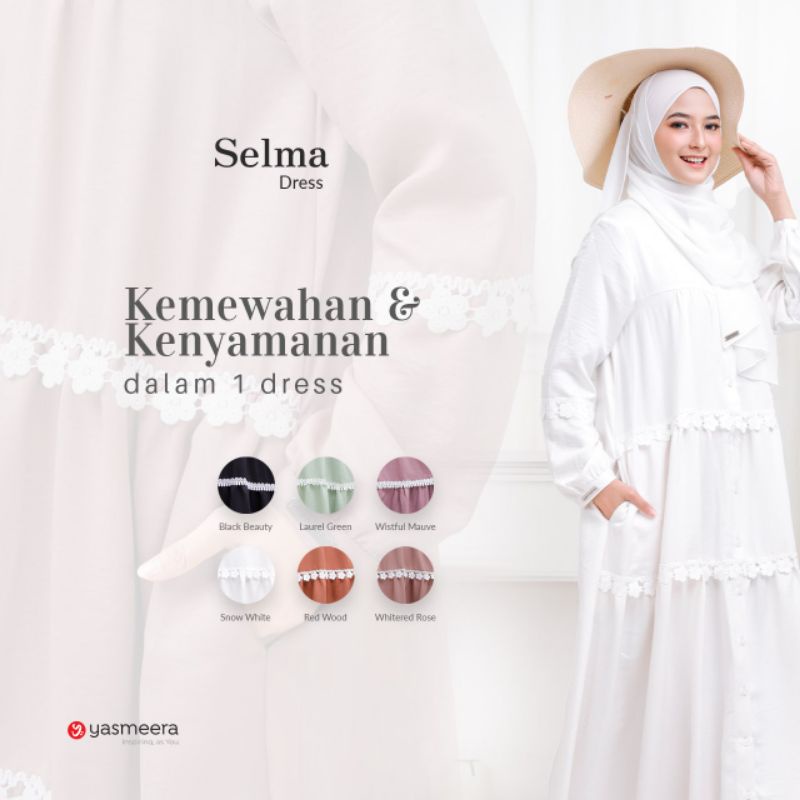 Jual SELMA Dress Busui Primavera Airflow Premium Mewah Nyaman by