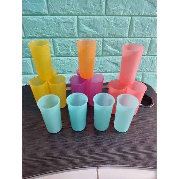 Jual mini tumbler polos tanpa tutup175ml(1) tupperware second | Shopee ...