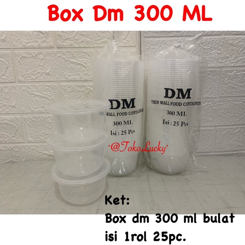 Jual Box DM / Box Thinwall / Box Thin Wall (1Roll isi 25pc) 200ml ...