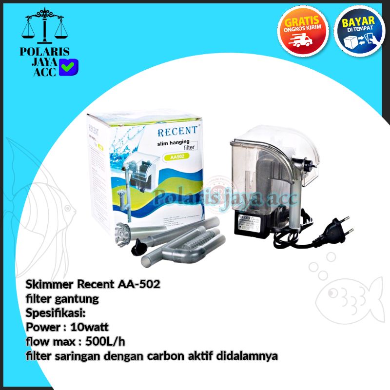 Jual RECENT AA 502 AA502 MEDIA FILTER GANTUNG AQUARIUM AQUASCAPE HANG