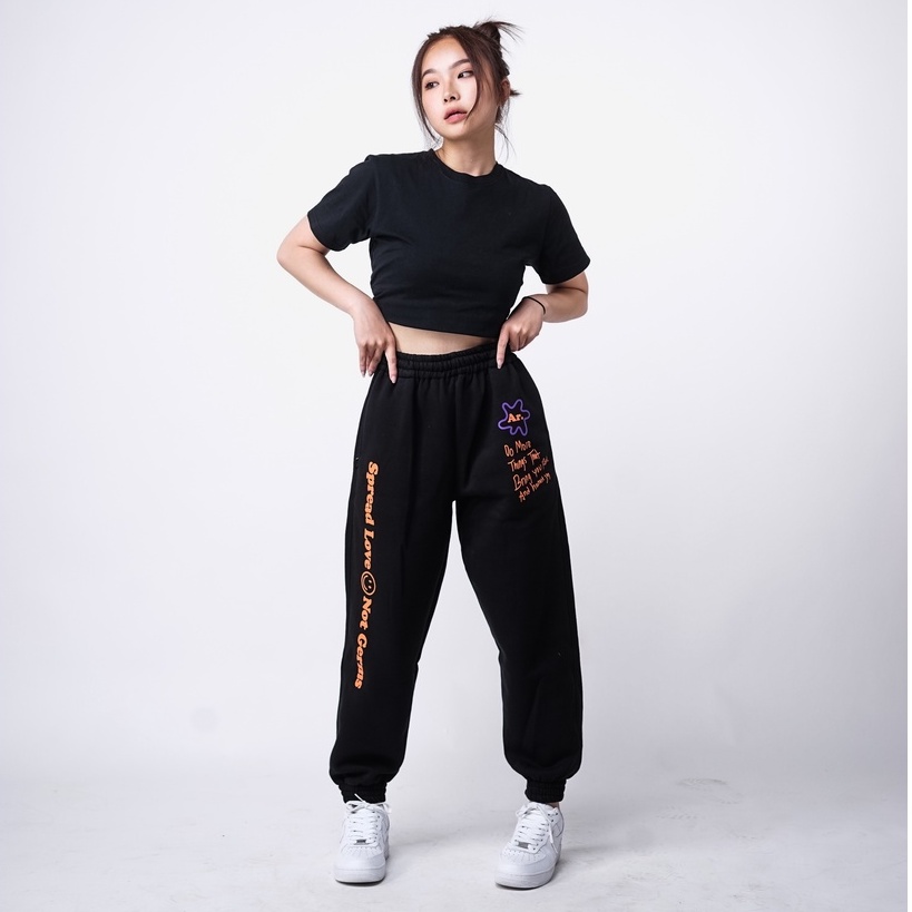 Rapcopter Y2K Shirring Cute Cargo Pants Pockets Baggy Sweatpants