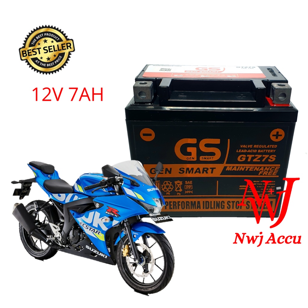 Jual Aki Kering Motor Suzuki GSX R150 Satria FU GSX S150 GTZ7S GTZ6V