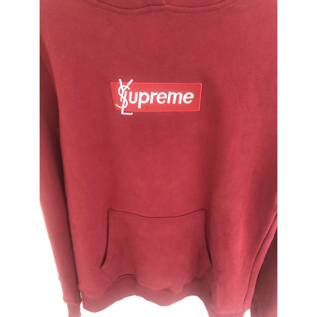 Supreme ysl hoodie sale