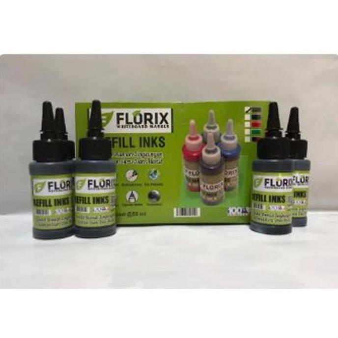 Jual Produk Unggulan] Isi 5 Tinta Refill Spidol Whiteboard Florix 100 ...