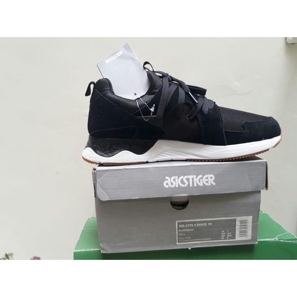 Jual ASICSTIGER GEL LYTE V SANZE TR H816L 9090 BLACK Shopee Indonesia