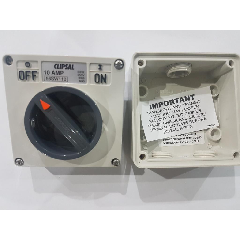 Jual Disconnect Switch ON/OFF 56SW110 CLIPSAL / Schneider | Shopee ...