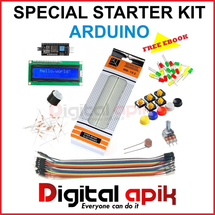 Jual Special Starter Kit Basic For Arduino Paket Belajar Pemula Newbie ...