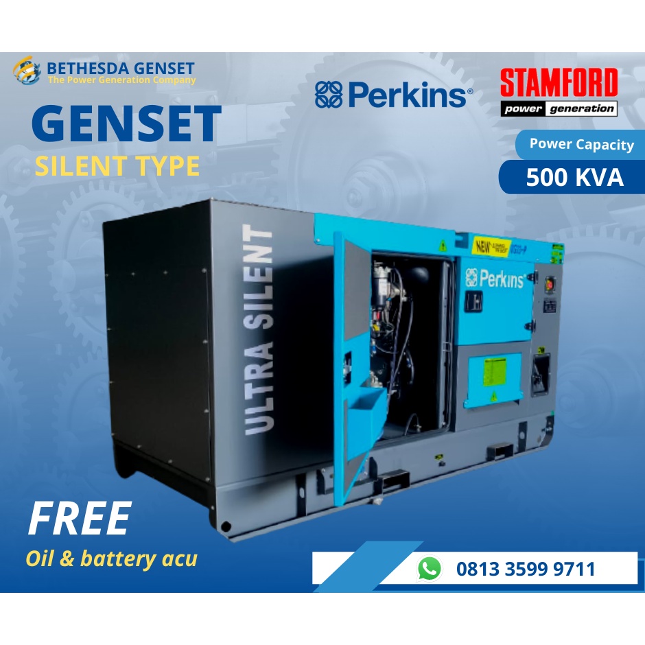 Jual Harga Genset Ultra Silent 500 Kva Perkins Supplier Genset Surabaya ...