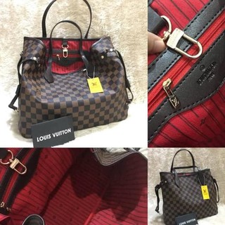 SALE ! TAS WANITA HANDBAG LV TOTE EVELYN SUPER QUALITY IMPORT BATAM