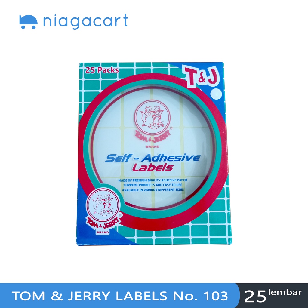 Jual Label Tandj 103 Label Tj Label Tom Stiker Sticker Tom Self Adhesive