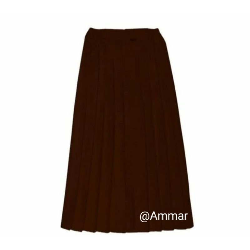 Jual SERAGAM SEKOLAH ROK Panjang Rempel lipat SMP/SMA/SMK/Kuliah ...