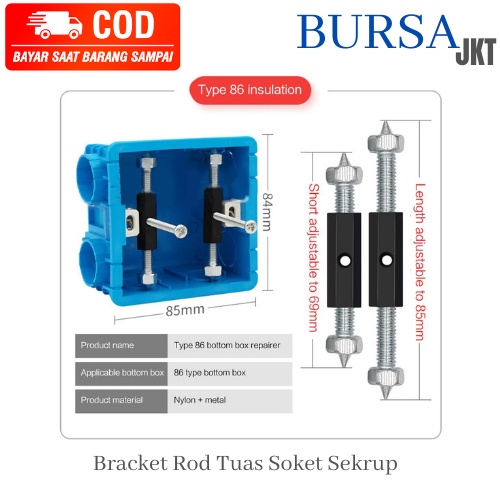 Jual BAUT SEKRUP REPARASI STOP KONTAK DINDING BREAKET ROAD SOCKET SET ...