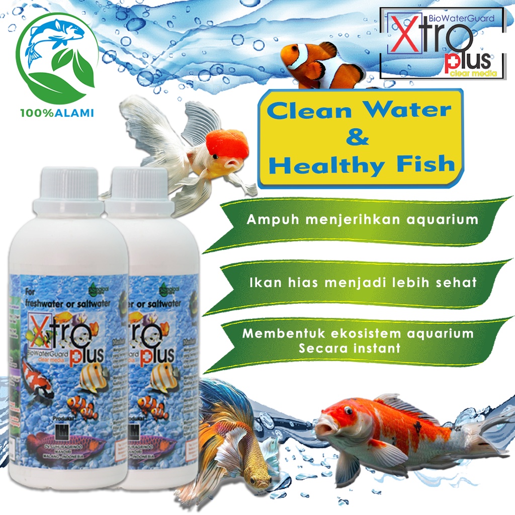 Jual Bakteri Starter Aquarium Xtroplus - Penjernih air aquarium dan ...
