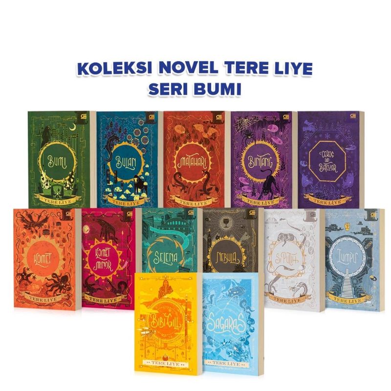 Jual Novel Tere Liye Seri Bumi : Bumi / Bulan / Matahari / Bintang ...