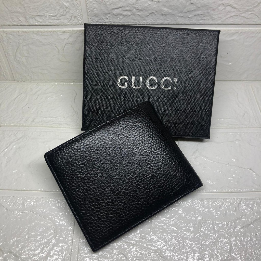 Jual 822 Dompet Kulit GXCCI Pria / Dompet Import Pria Logo Emblem GREEN ...