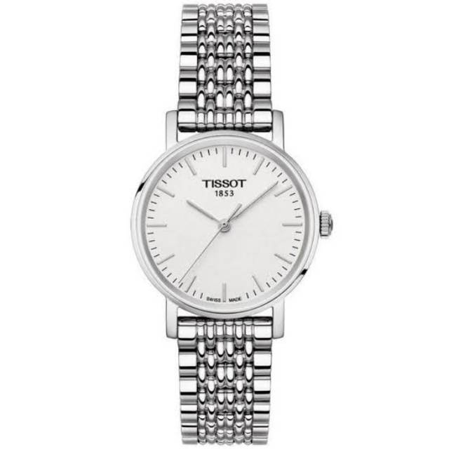 Tissot T-Classic Everytime T1094071103100 - Orologio Automatico Acciaio, Quadrante Argento, Vetro Zaffiro