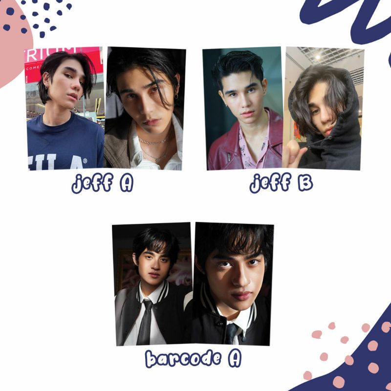 Jual (isi 2 pc) Photocard kinnporsche thai actor apo mile