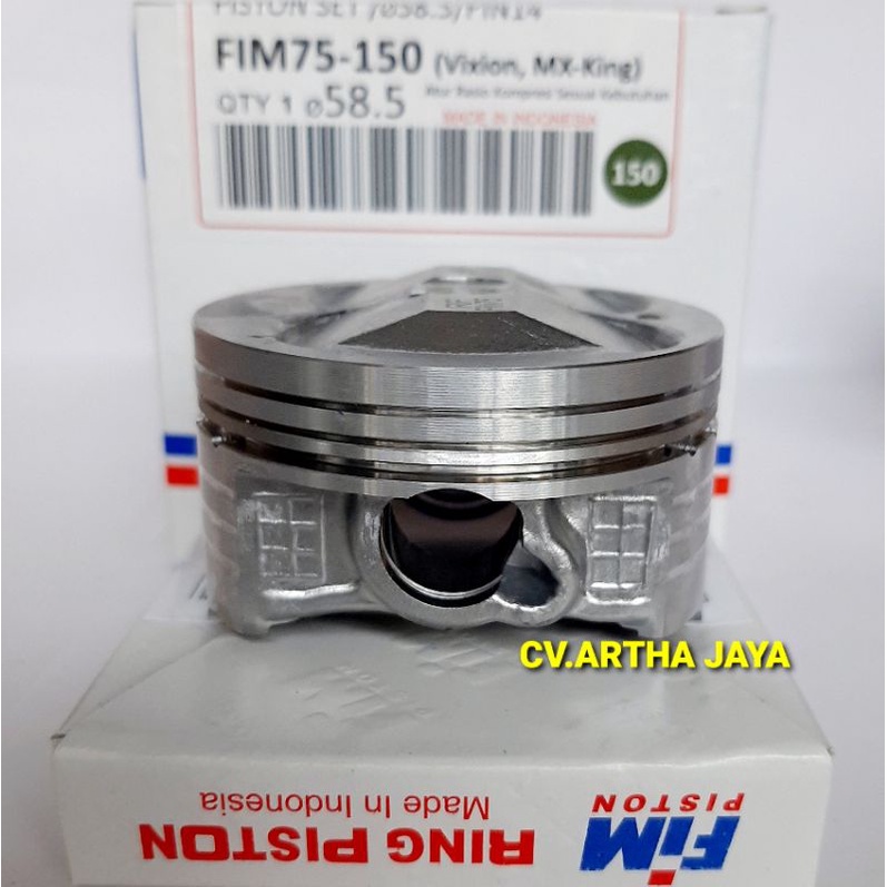 Jual PISTON KIT FIM FIM75 SEMI DOME YAMAHA VIXION / VIXION NEW / MX ...