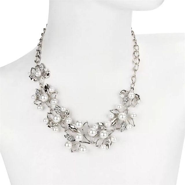 Jewelry Sets OTOKY New Bridal Crystal Wedding Jewelry Set Alloy Necklace  Earrings Rhinestone