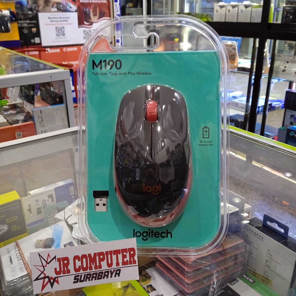 Jual MOUSE LOGITECH M190 | Shopee Indonesia