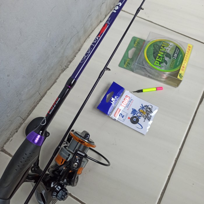 Jual Joran Pancing Set Pancing Khusus Ikan Mas Galatama Galapung Harian ...