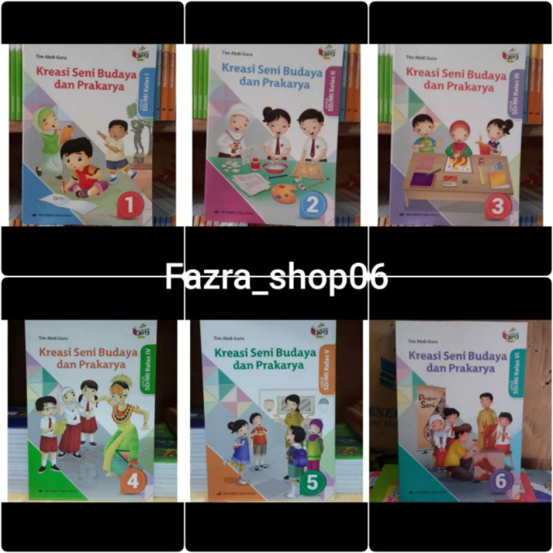 Jual Kreasi Seni Budaya Dan Prakarya SD/mi Kelas 1/2/3/4/5/6 Revisi K13 ...