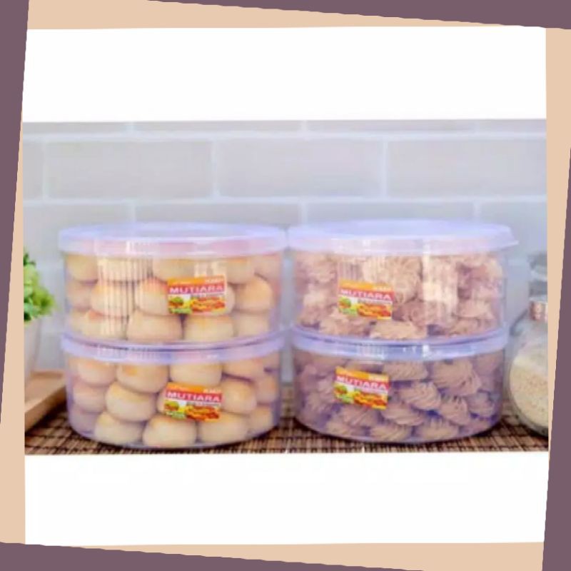 Jual Toples Kue Kering G Ml Sealware Kotak Plastik Merk Kmp