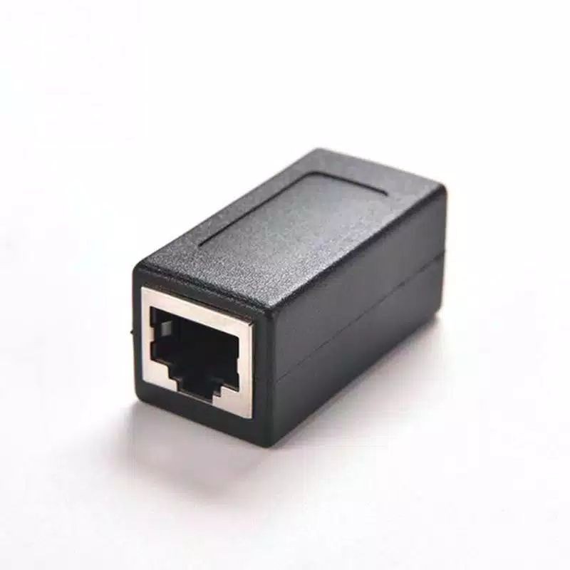 Jual RJ45 Female to Female Cat6 Network LAN Extension Adapter Connector ...