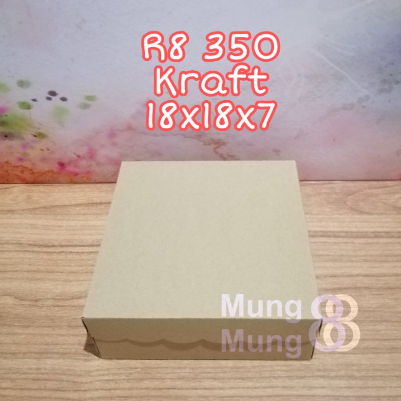 Jual Dus Nasi KRAFT 18 / Kotak Nasi KRAFT 18 / R8 KRAFT 350 AK | Shopee ...