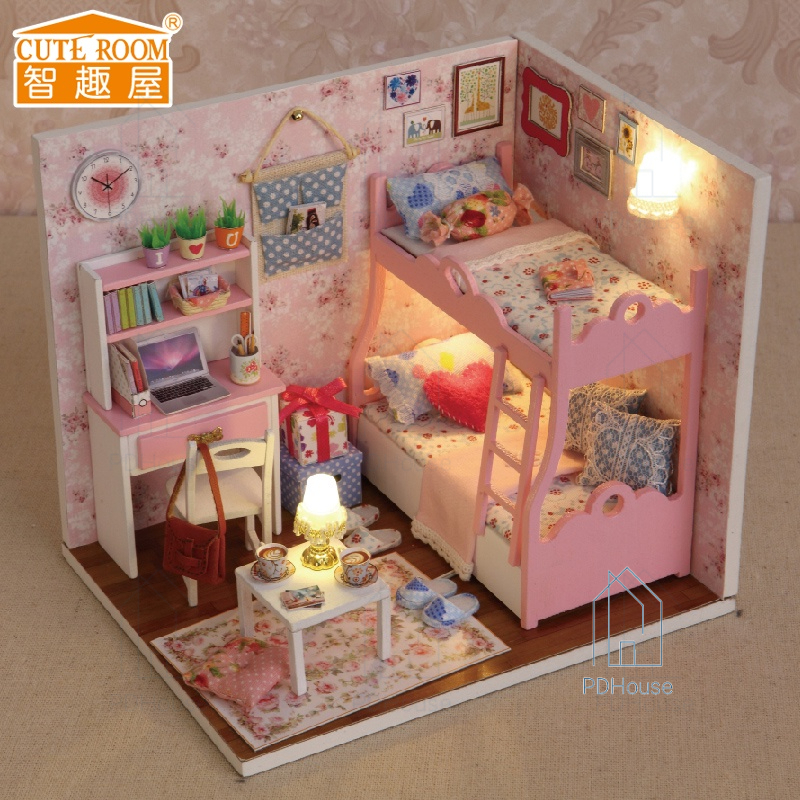 Jual (PDH) CUTE ROOM DIY HOUSE MINIATURE MOOD FOR LOVE / MINIATUR