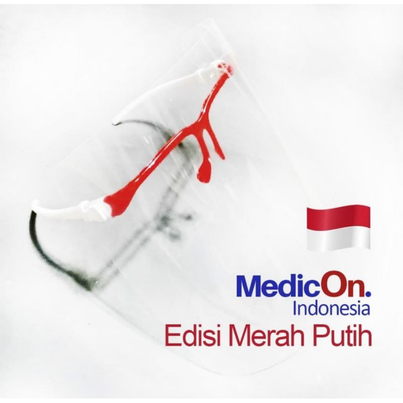 Jual Face Shield MERAH PUTIH untuk menyambut hari kemerdekaan Republik ...
