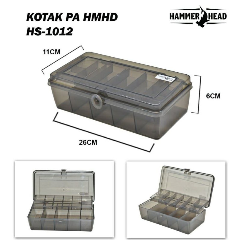 Jual Kotak Pancing / Tackle Box HammerHead HS1012 Shopee Indonesia