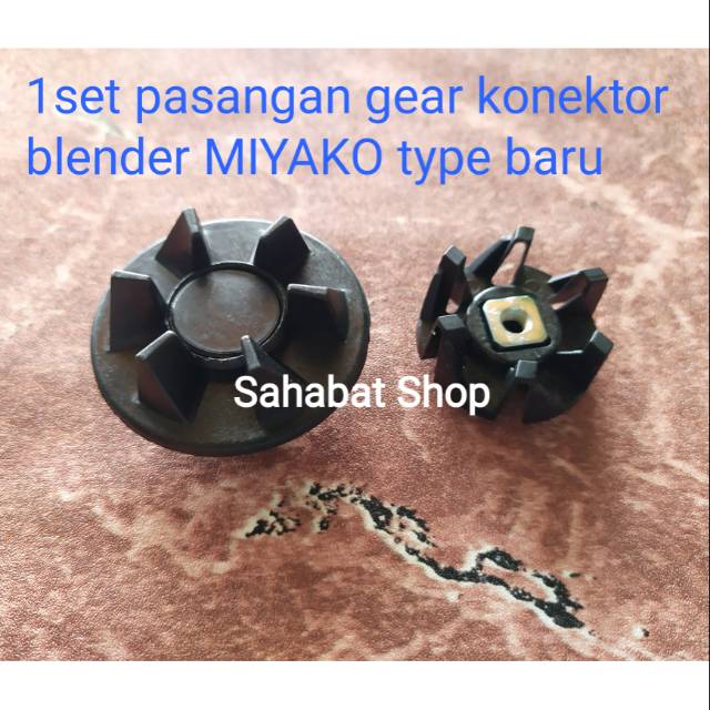 Jual KONEKTOR + GIGI GEAR BLENDER MIYAKO ORIGINAL MODEL BARU GIGI