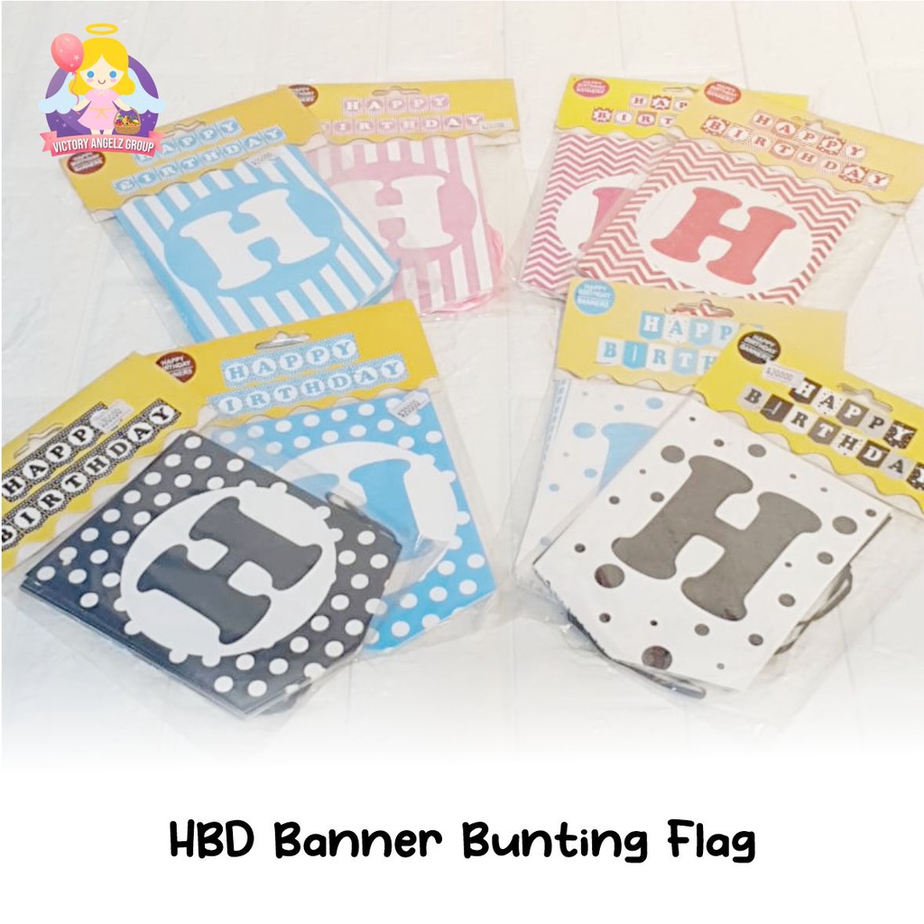 Jual Banner Bunting Flag HBD | Shopee Indonesia