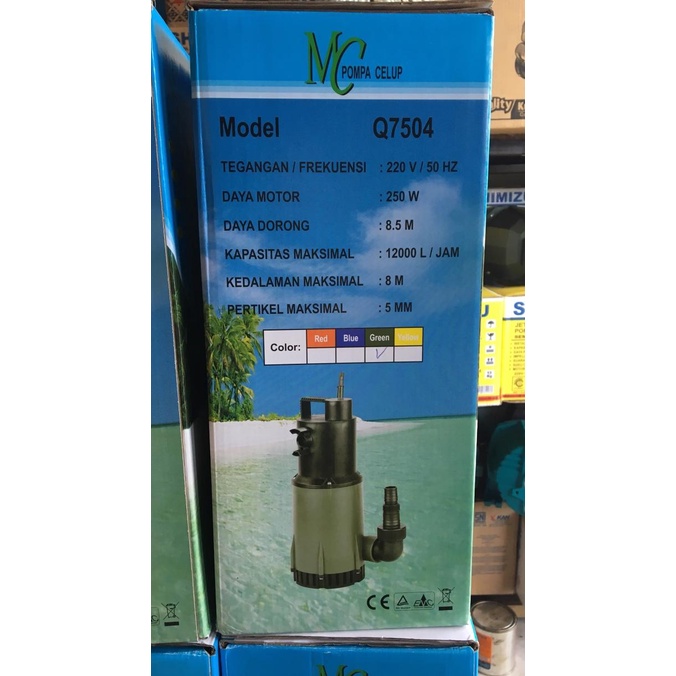Jual Mesin Pompa Air (Pompa Celup/Rendam) Mc Q7504 Non Automatic ...