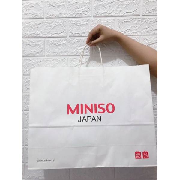 Jual Paper Bag Miniso Original | Shopee Indonesia