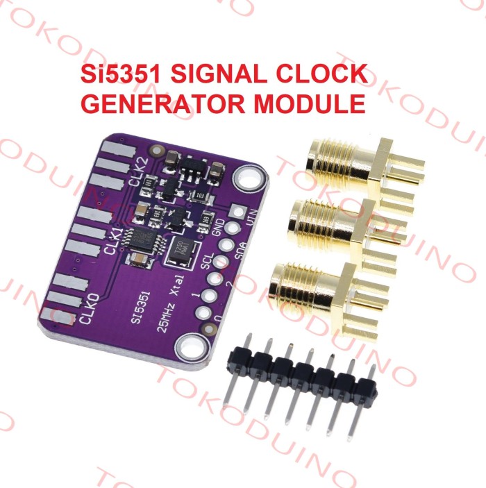 Jual SI5351 SI5351A I2C CLOCK SIGNAL GENERATOR BOARD MODULE ARDUINO ...
