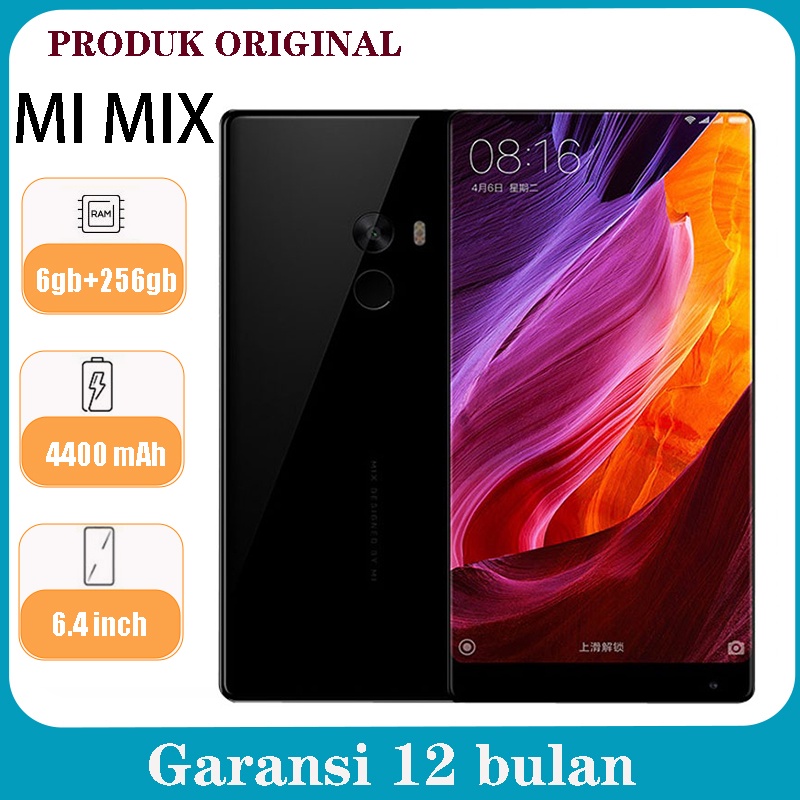 Jual XIAOMI MI MIX (4+128gb/6+256gb) & Mix 2 (6+64gb/6+128gb ...