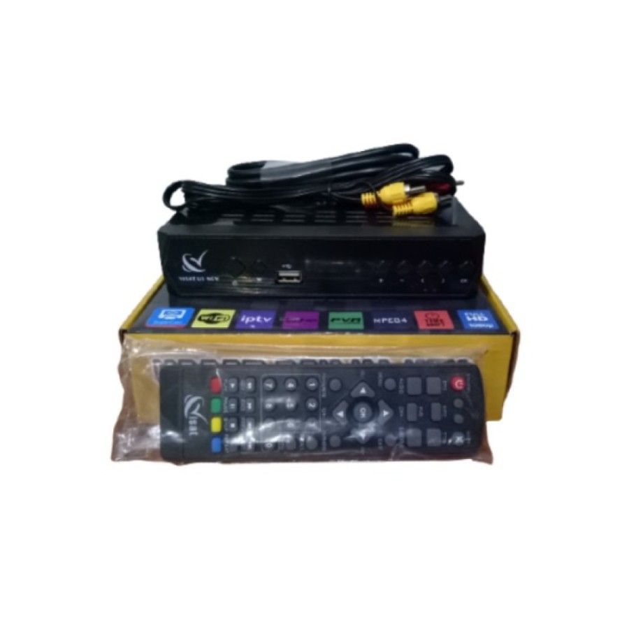 Jual Receiver TV Set Top Box Visat U1 New DVB T2 Digital DVBT2 Antena