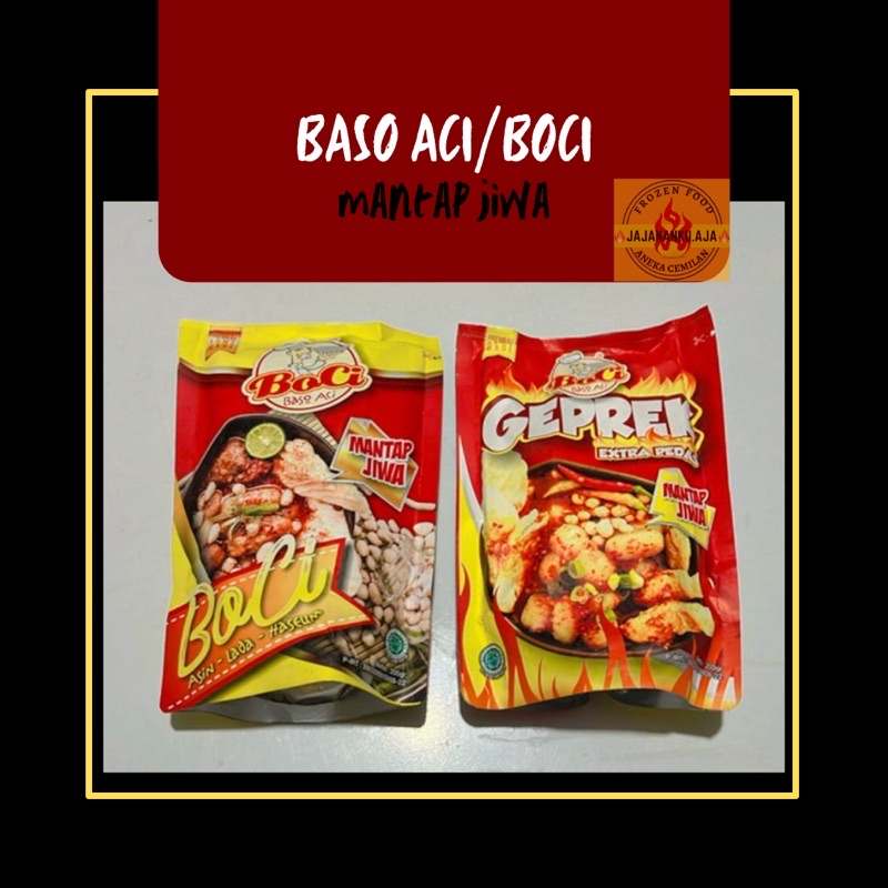 Jual Boci Baso Aci Mantap Jiwa Original Geprek Extra Pedas Shopee