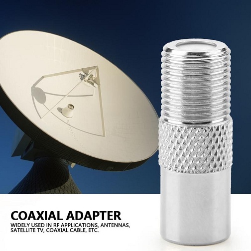 Jual Socket F Female Tv Coaxial Rf Antenna Copper Adapter Connector ...