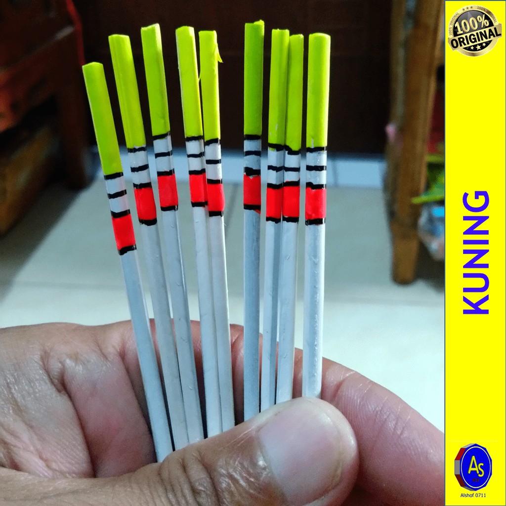 Jual Pelampung kumbul bulu merak 1 buah atau 1 biji panjang 15cm kurus ...