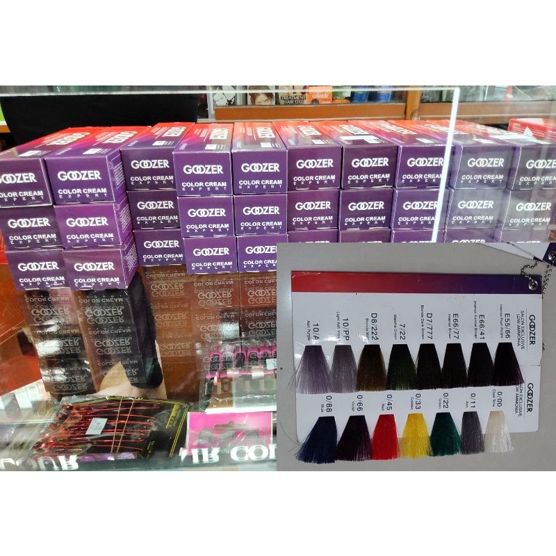 Jual cat rambut goozer / pewarna rambut / hair color goozer | Shopee ...