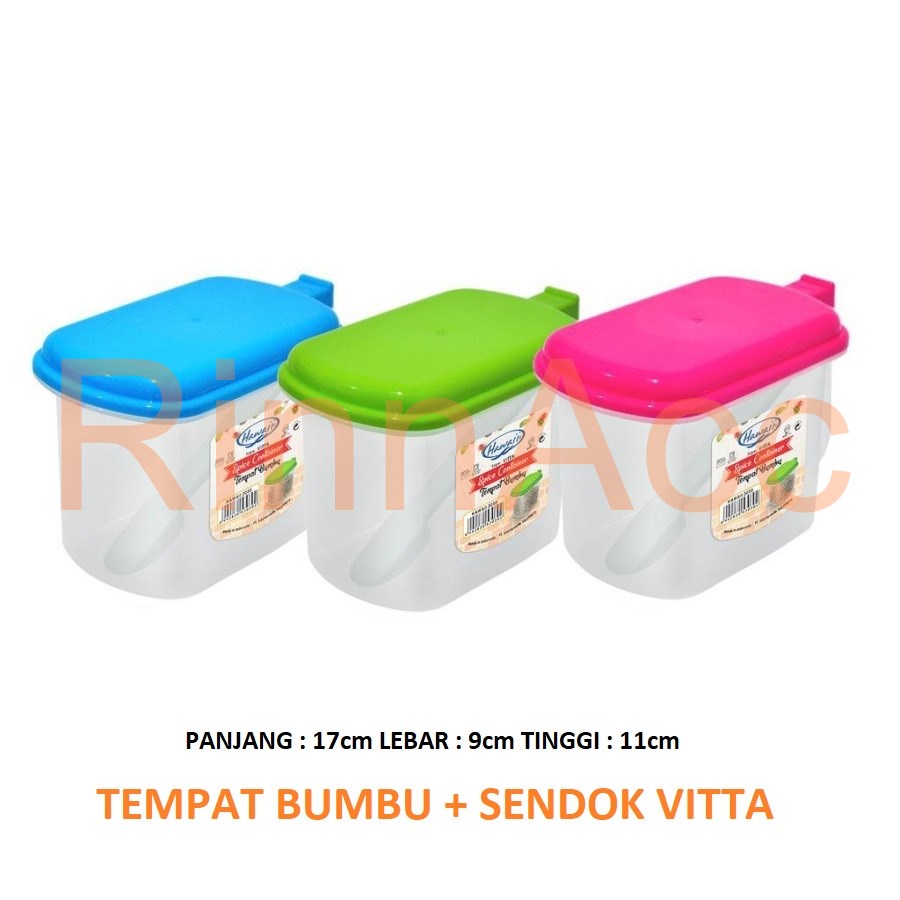 Jual Hawaii Toples Tempat Wadah Bumbu Vitta Kotak Bumbu Dapur Serbaguna Hw Shopee Indonesia