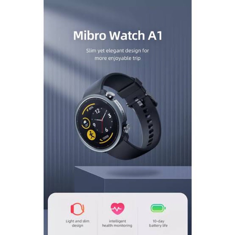 Jual Smartwatch Xiaomi Mibro Watch A1 Original Garansi Resmi | Shopee ...