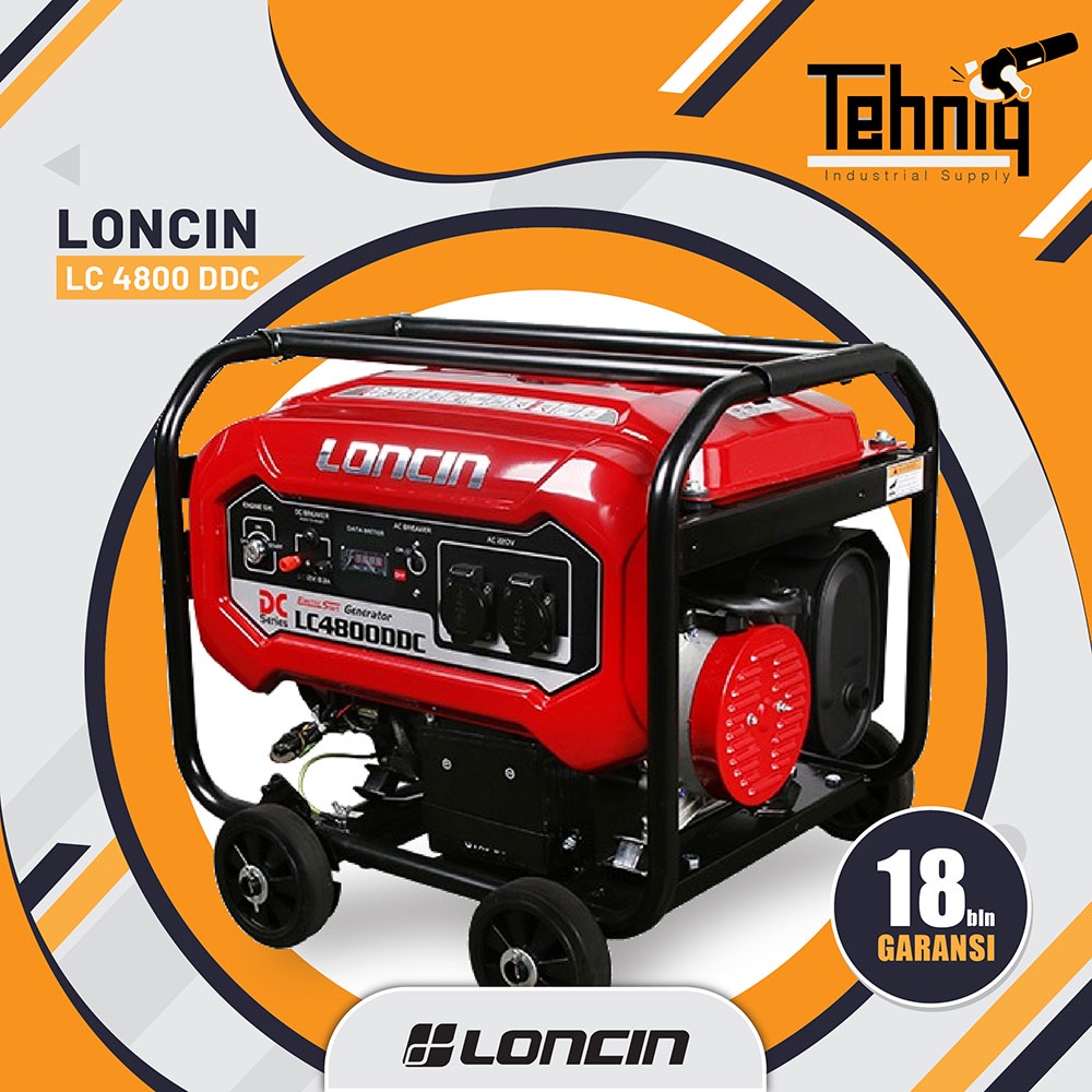 Jual LONCIN LC 4800 DDC Digital Generator Bensin Performance 2500 Watt ...